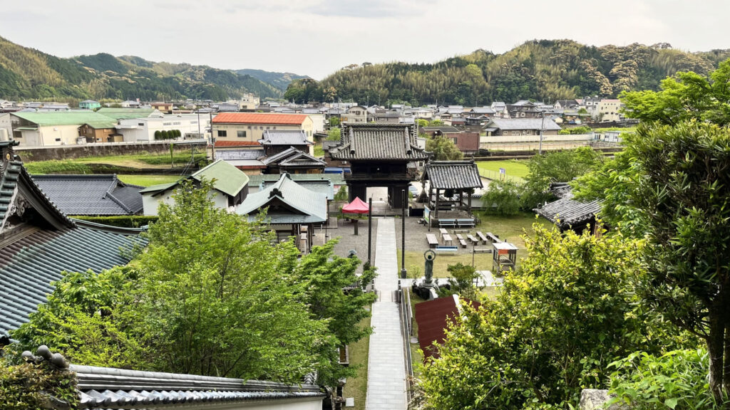 四國遍路第22番平等寺_俯瞰景