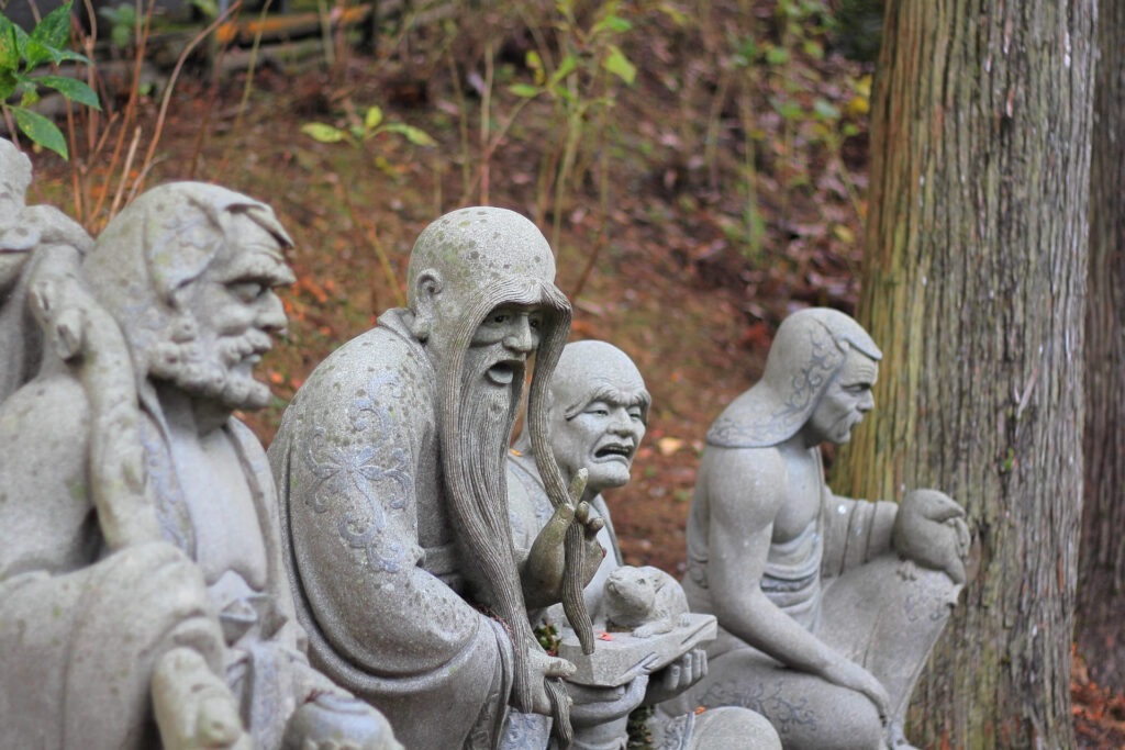 四國遍路第66番雲邊寺_表情生動的五百羅漢01