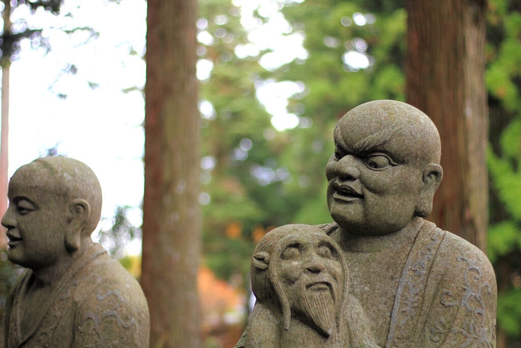 四國遍路第66番雲邊寺_表情生動的五百羅漢03
