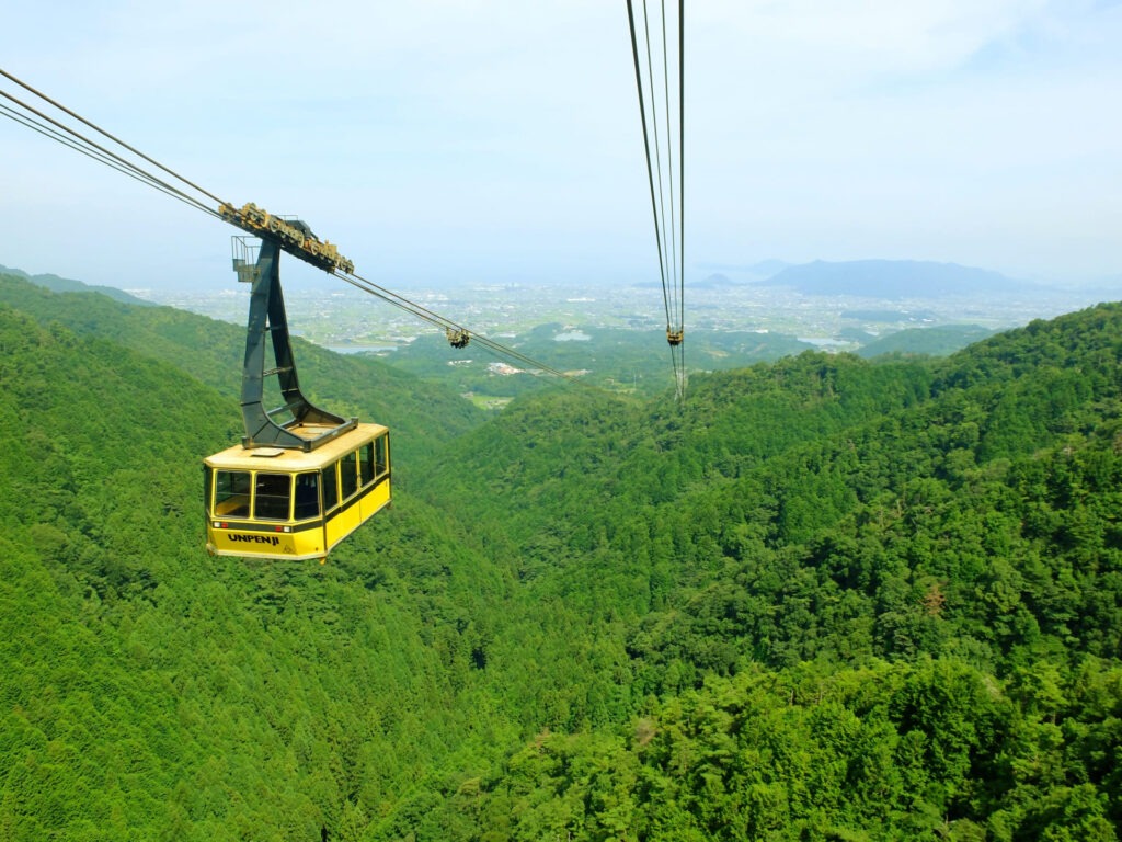四國遍路第66番雲邊寺_雲邊寺纜車