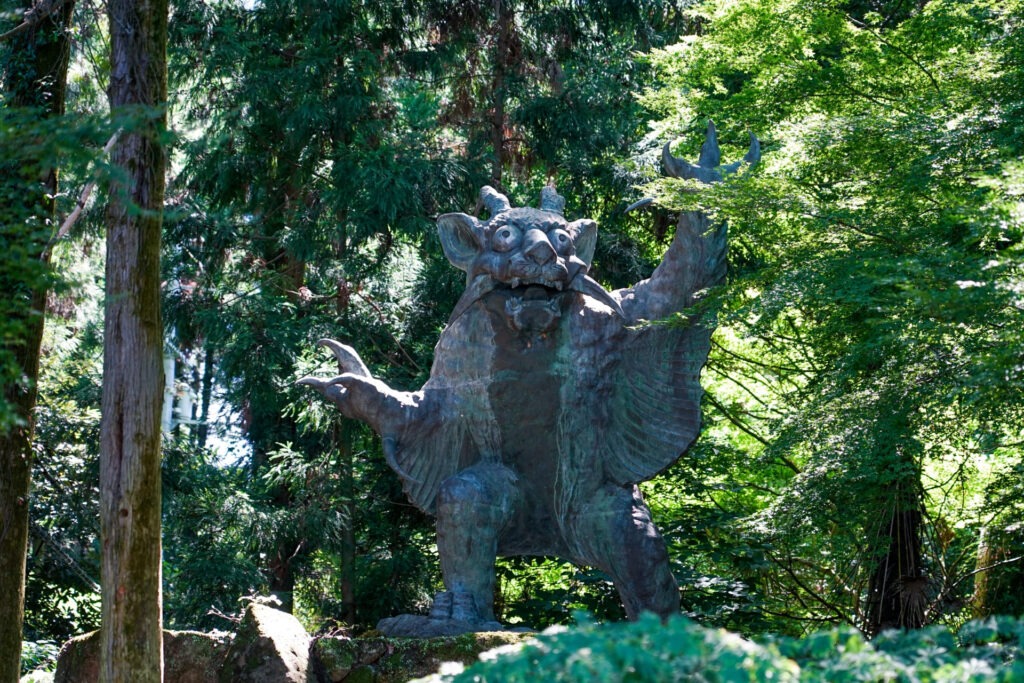 四國遍路第82番根香寺_牛鬼像
